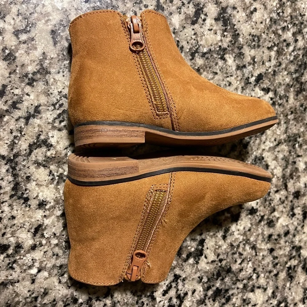 Cat & Jack Brown Suede Kids Boots